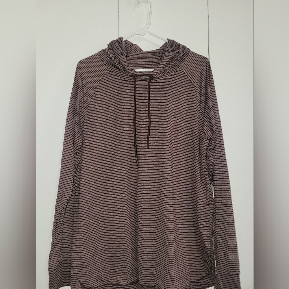 Striped Hooded Pullover
